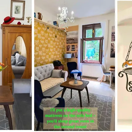 Vysehrad Flat 2 Private For Up To 4 Guests Center & Congress * 布拉格