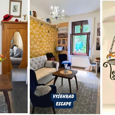 Daire Authentic Vysehrad-2br-near Congres Center-riverside To The Center