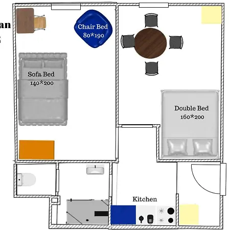 شقة 2-Room Apartment Below Vysehrad - City Centre, Near Prague Congress Centre